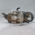 Stone Cardid Teapot Memot Pampkin ut